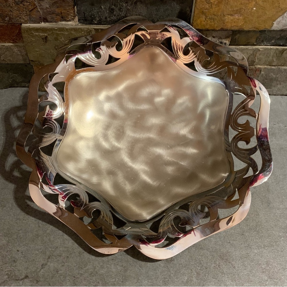 Vintage Silverplate Dish WMF-IKORA - Made In Germany Tarnish Resistant 8”